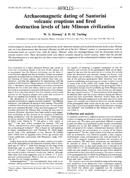 A Nature article from 1984